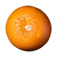 AI generated Oranges against black isolated png