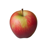 ai genererad bild som visar en rå äpple isolerat png
