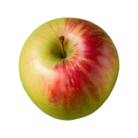 AI generated Image showing a raw apple isolated png