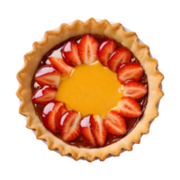 AI generated Tarts on transparent background isolated png