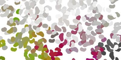 Light gray vector background with random forms.