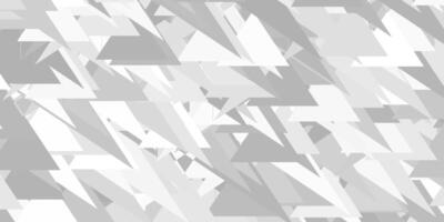 diseño vectorial gris claro con formas triangulares. vector