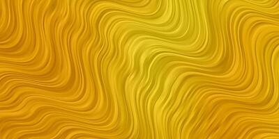 Dark Yellow vector backdrop with circular arc.