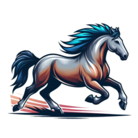 AI generated Horse in transparent background png