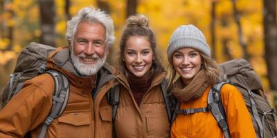 AI generated Two People Standing Next to Each Other Outdoors photo