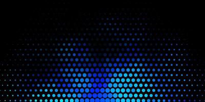 Dark Blue, Green vector backdrop with dots.