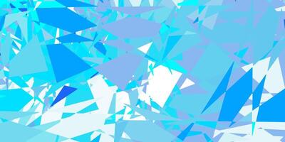 Light blue vector backdrop with triangles, lines.