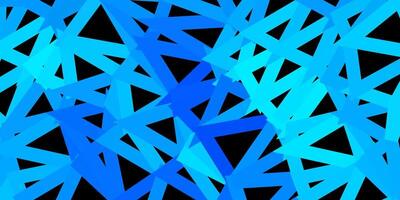 Light blue vector abstract triangle pattern.