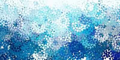 Light blue vector background with polygonal style.