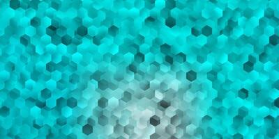 Light green vector background with hexagonal shapes.