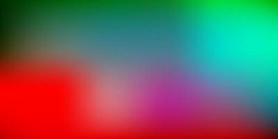 Light Green, Red vector gradient blur layout.