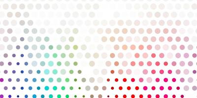 Light green, red vector texture with disks.