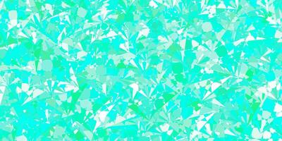 Light Green vector texture with random triangles.