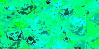 Light Green vector texture with random triangles.