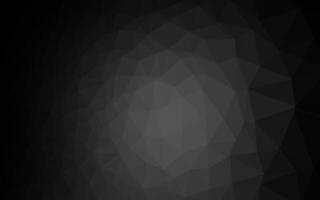 Dark Silver, Gray vector shining triangular pattern.