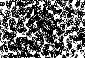 Black and white vector cover with spots.