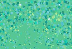Light Green, Yellow vector pattern with curved circles.