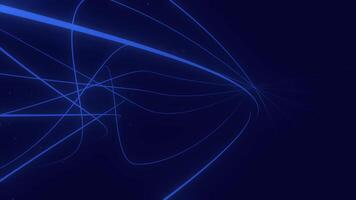 Abstract background with animation moving of lines. Lines are growing and moving. Background animation of flowing streaks of light. video