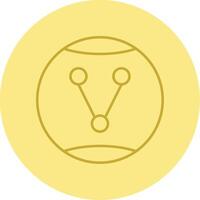 Share Option Line Circle Multicolor Icon vector