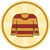 Jumper Comic circle Icon vector