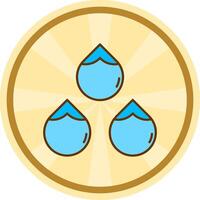 Wet Comic circle Icon vector