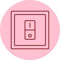 Switcher Line Circle Multicolor Icon vector