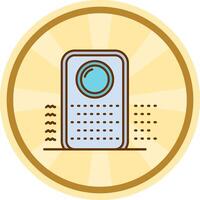 Purifier Comic circle Icon vector