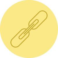 Link Line Circle Multicolor Icon vector