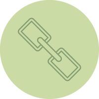 Link Line Circle Multicolor Icon vector