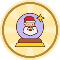 Jingle bell Comic circle Icon vector