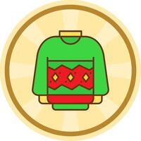 Sweater Comic circle Icon vector