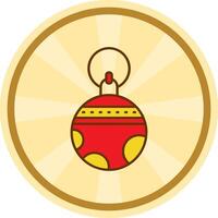 Bauble Comic circle Icon vector