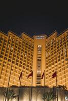 Jakarta Indonesia March 23 2022  Front view of grand hyatt hotel photo