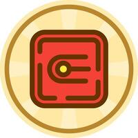 Endpoint Comic circle Icon vector