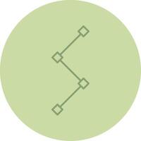 Path Line Circle Multicolor Icon vector