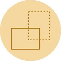 Transform Line Circle Multicolor Icon vector