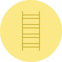 Ladder Line Circle Multicolor Icon vector