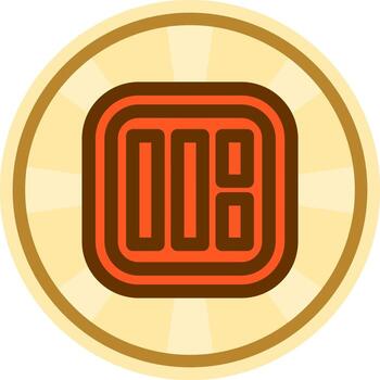 Layout Comic circle Icon vector