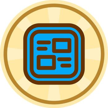 diseño cómic circulo icono vector