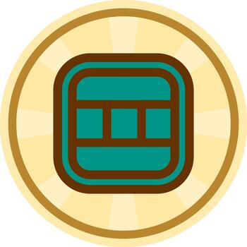 diseño cómic circulo icono vector