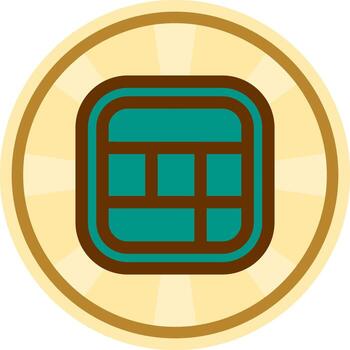 diseño cómic circulo icono vector