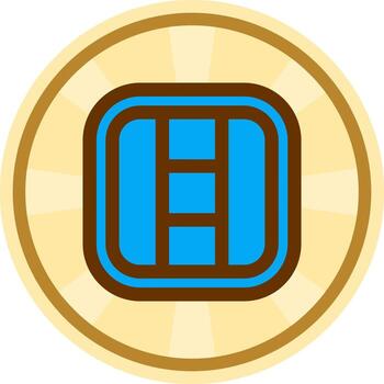 diseño cómic circulo icono vector