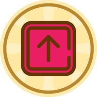 Arrow Comic circle Icon vector