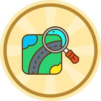 Find Comic circle Icon vector