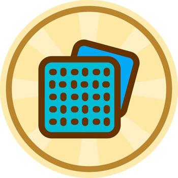 Pattern Comic circle Icon vector
