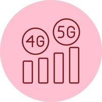 High Speed Line Circle Multicolor Icon vector