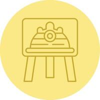 Movement Line Circle Multicolor Icon vector