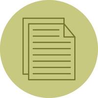 Notes Line Circle Multicolor Icon vector