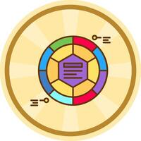 Infographic elements Comic circle Icon vector