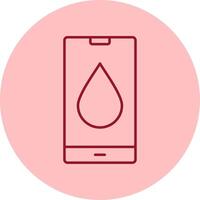 Water Drop Line Circle Multicolor Icon vector